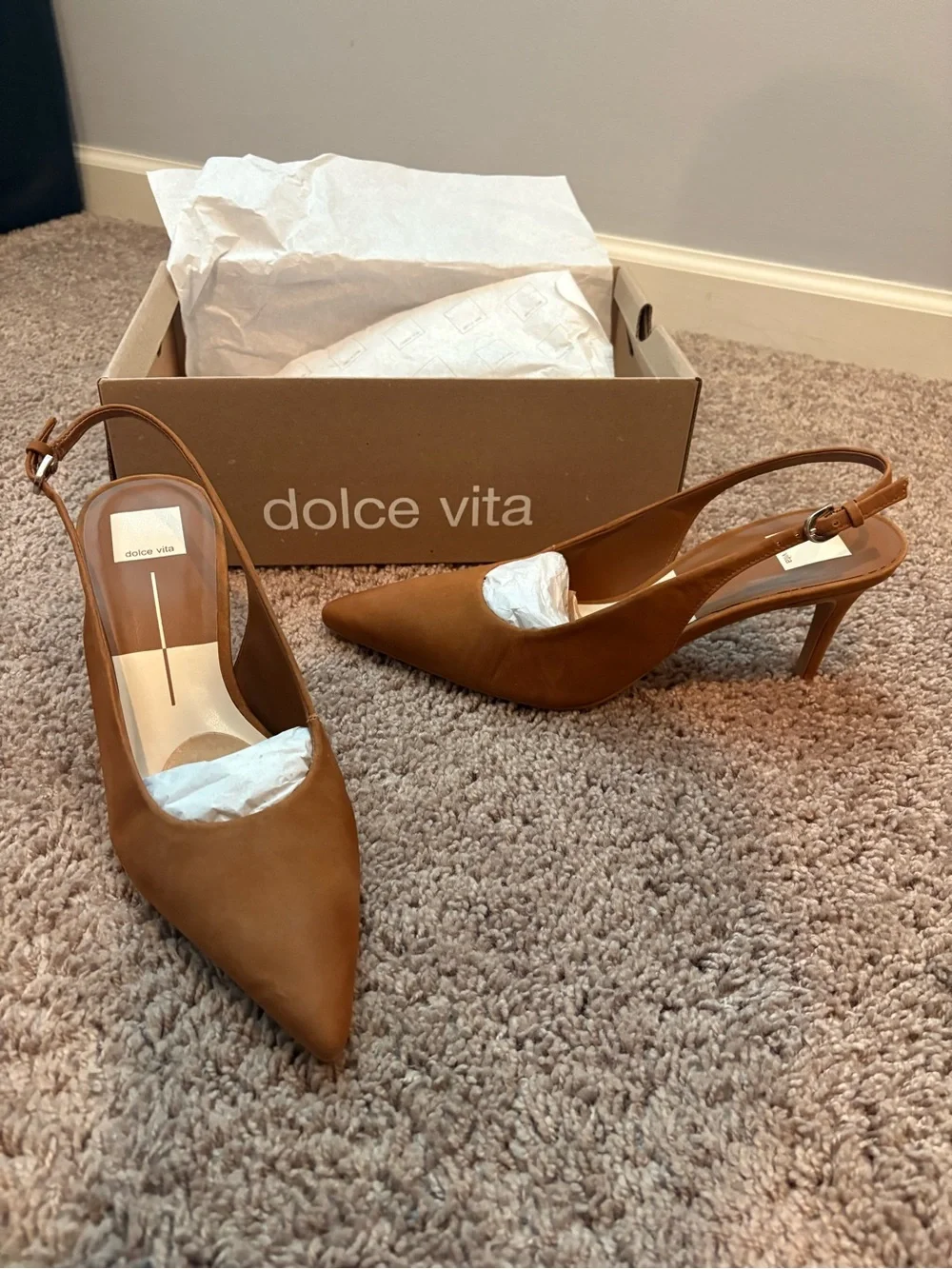 Dolce Vita Elasi Slingback Pointed Toe Heels